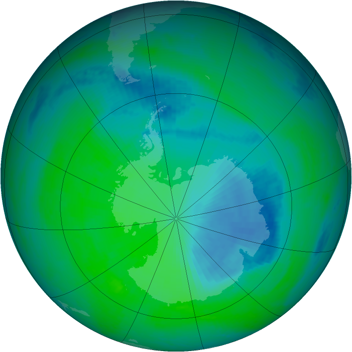 Ozone Map 2004-11-22
